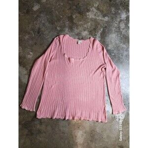 Ryegrass Knit Sweater Womens Blush Pink Crew Neck Size 3X